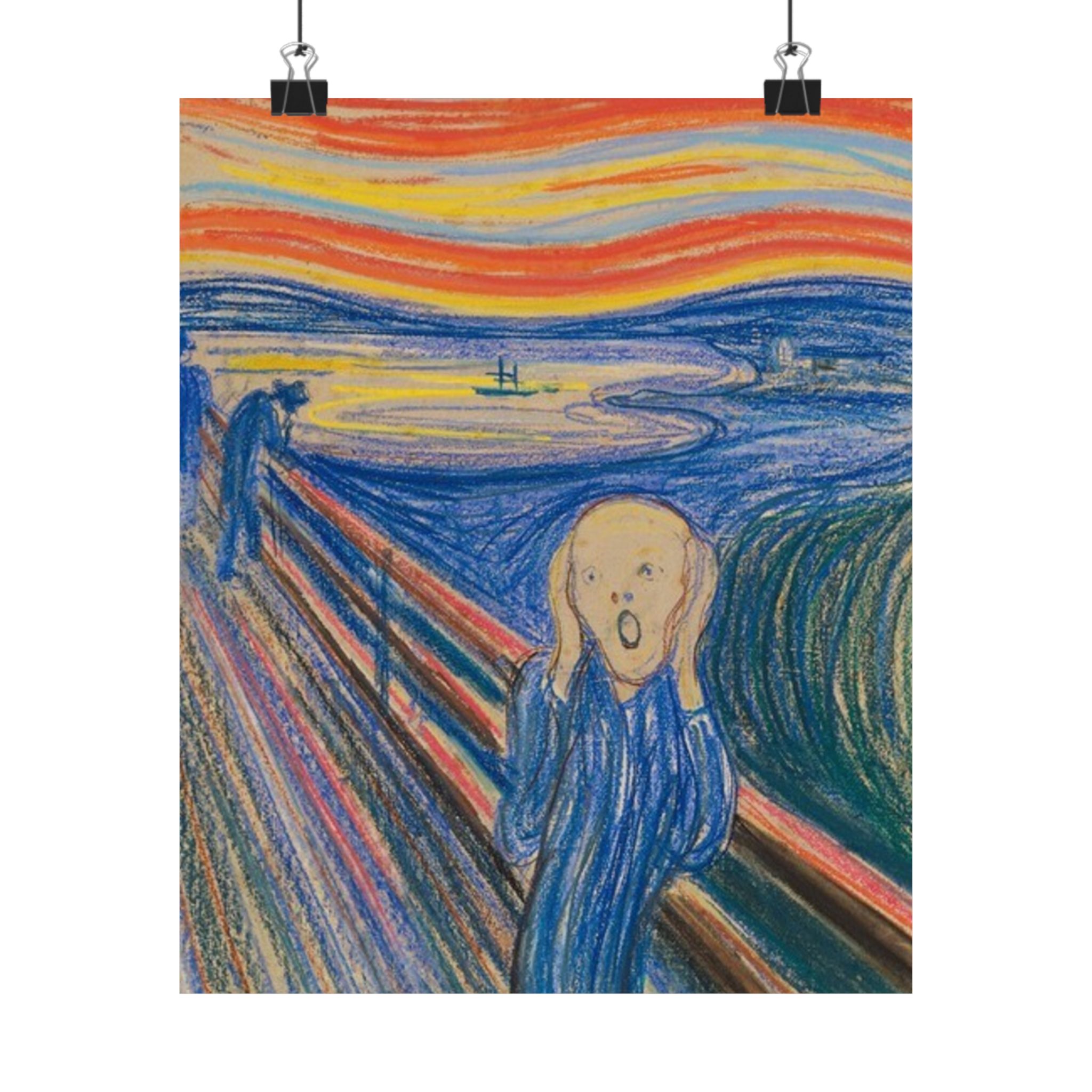The Scream (1895) - Matte Vertical Poster