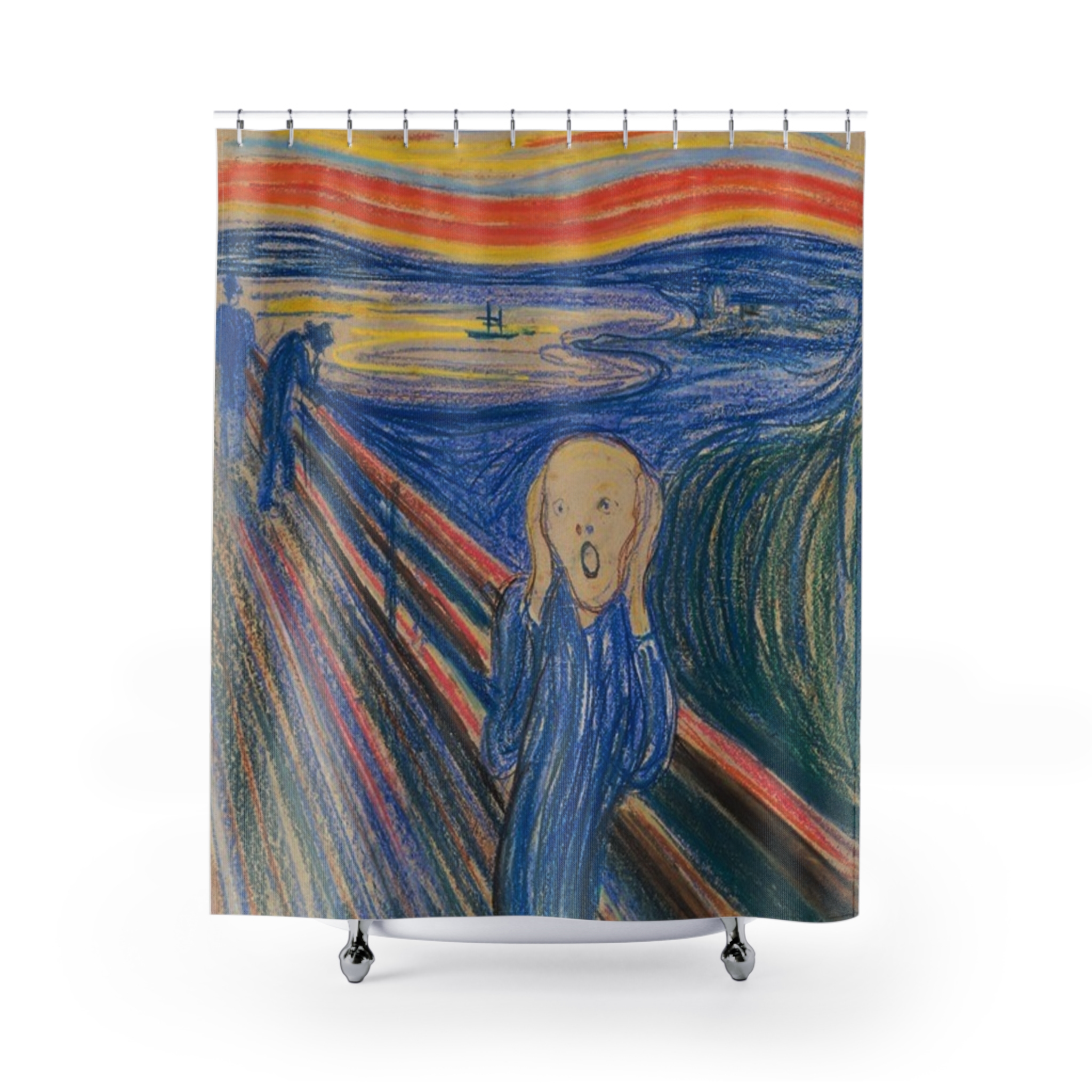 The Scream (1895) - Shower Curtain