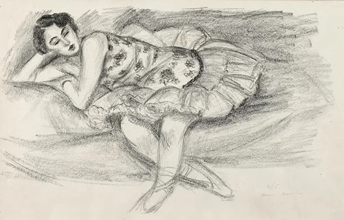 Danseuse au Divan pliée en deux (1927)