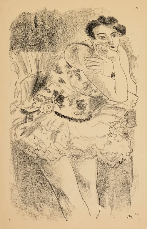 Danseuse debout, acoudée (1925-1926)