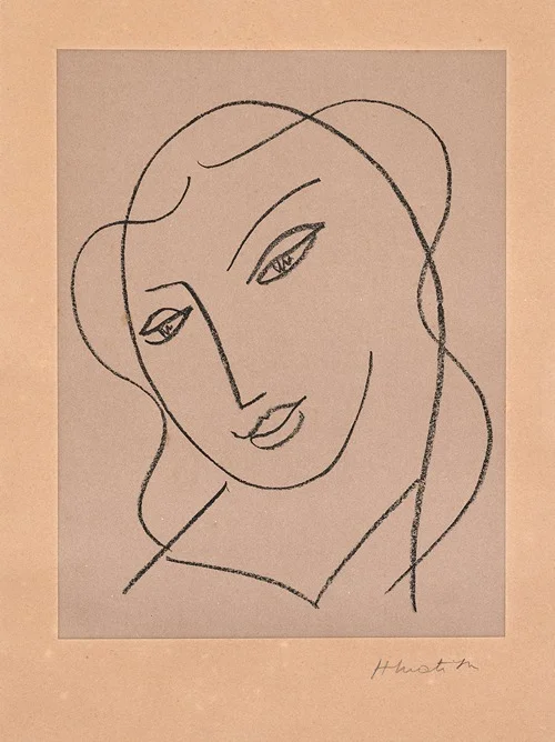 Étude pour la Vierge ‘Tête voilée’ (1950-1951)