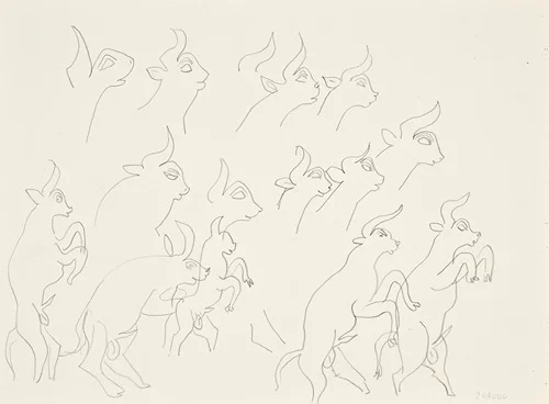 Etudes de boucs (circa 1943)