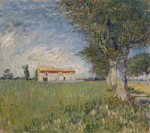 Farmhouse in a wheat field (1888)