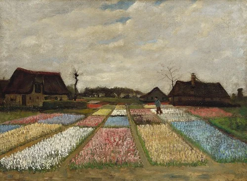 Flower Beds in Holland (c. 1883)