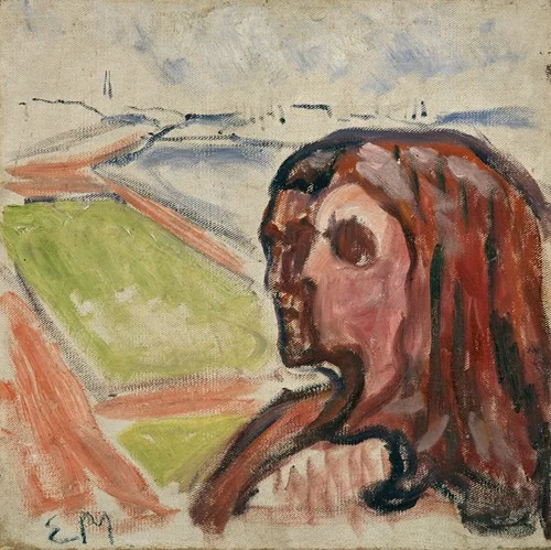 Head by Head in Landscape (1908)