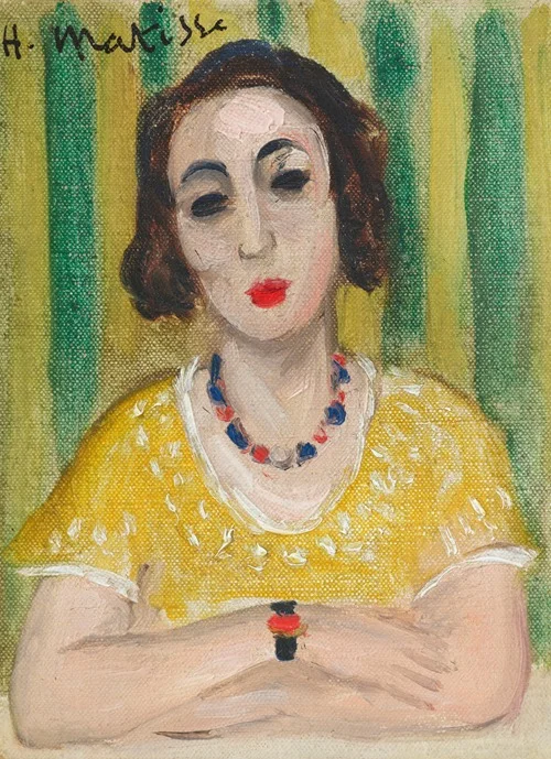 Henriette, robe jaune (1923)