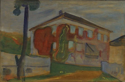 House with Red Virginia Creeper (1900)