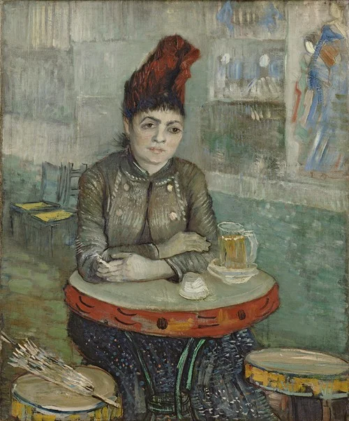 In the café; Agostina Segatori in Le tambourin (1887 – 1888)