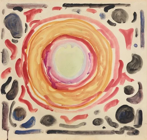 Kunstneren og hans syke øye. Optisk illusjon. (1930)