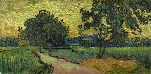 Landscape at twilight (1890)