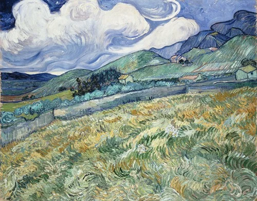 Landscape from Saint-Rémy (1889)