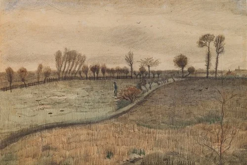 Landscape with Pollard Willows (c.1880)