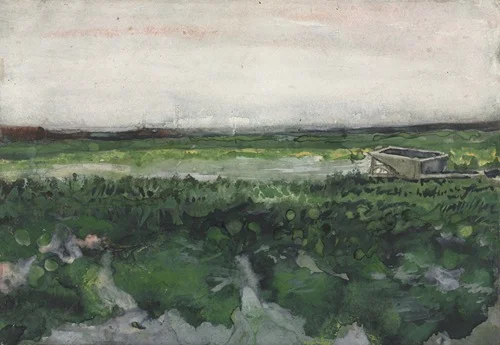 Landscape with Wheelbarrow (1883)