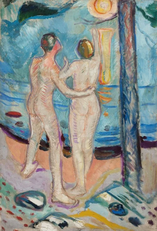 Nude Couple on the Beach (1910–16)