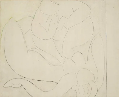 Nymphe et faune (esquisse) (1939)