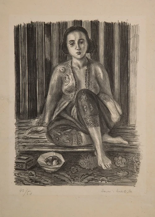 Odalisque with a Bowl of Fruit (1925)