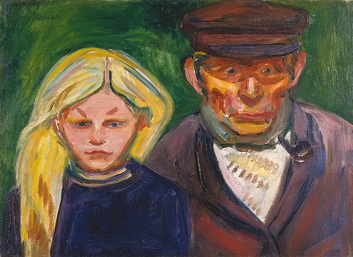 Old Fisherman and his Daughter (1902)