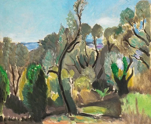 Paysage aux environs de Nice ou Les Oliviers ou Coin du Mont-Boron (1918)
