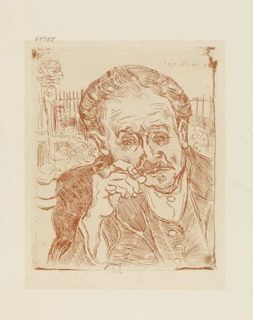 Portrait of Dr Gachet (ca 1890-1909)