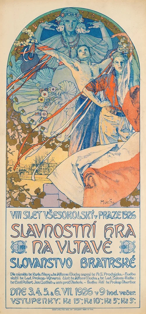 Poster for The Sokol Festival in Prague (1926)