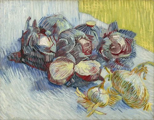 Red cabbages and onions (1887)