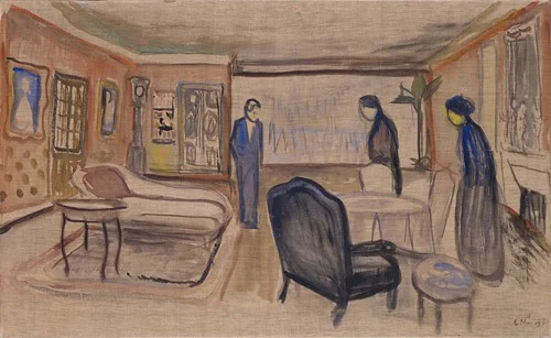 Scene of Ibsen’s ‘Ghosts’ (1906)