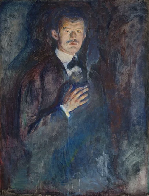 Self-Portrait with Cigarette (1895)