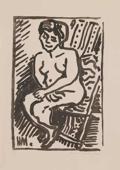 Small Black Woodcut (1906)