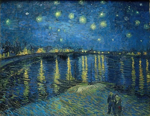 Starry Night Over the Rhone (1888)