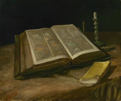 Still Life with Bible (1885)