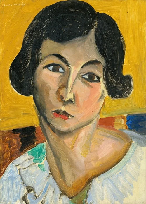 Tête de femme penchée (Lorette) (1916-1917)
