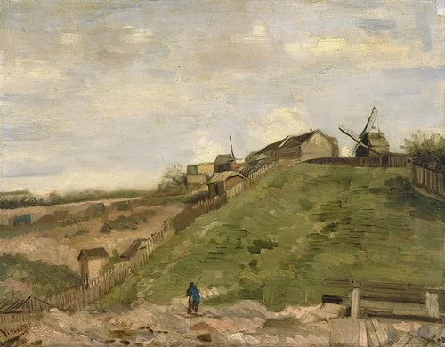 The hill of Montmartre with stone quarry (1886)