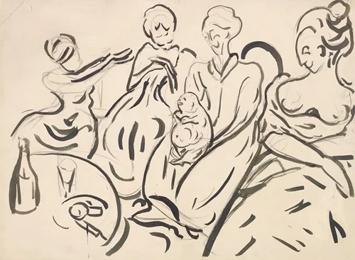 The pet pig (1908-1910)