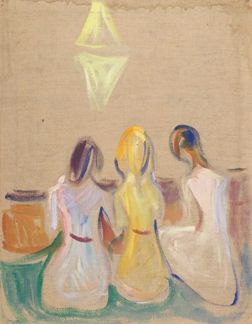 Three Seated Young Women (1906–07)