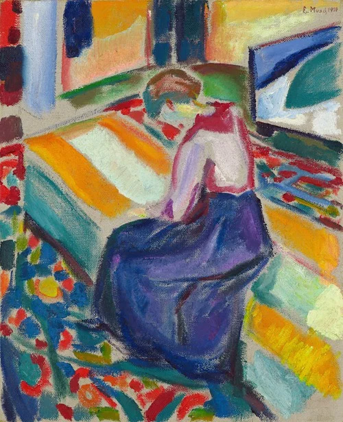 Woman Seated on a Couch (1919)