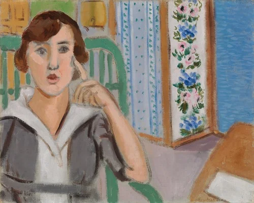Woman and Screen (La Femme au paravent) (1919)