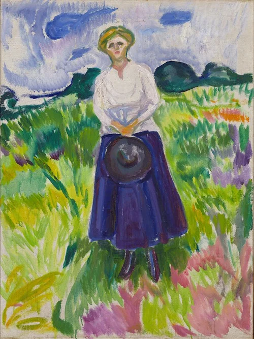 Woman in a Green Meadow (1917)